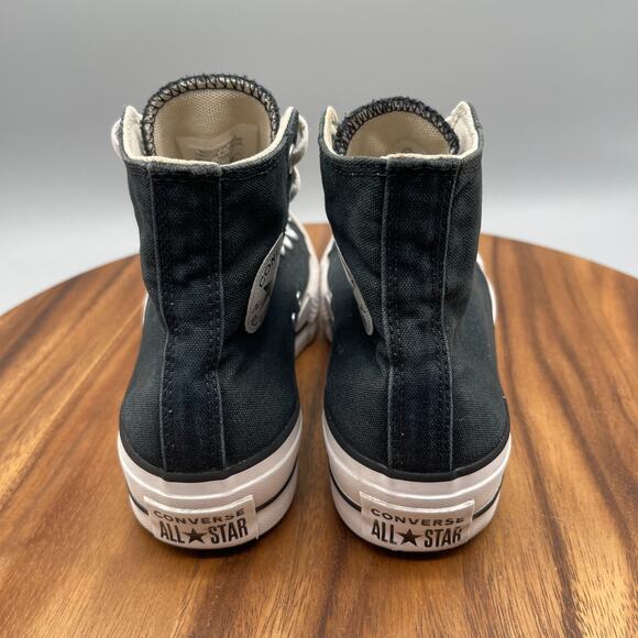 Converse CTAS All Star Lift Shoes Womens 6 Black Canvas Hi Top Platform Sneakers - Picture 4 of 8